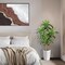 Artificial Dracaena Tree 5.5FT - Faux Plant Fake Tropical Yucca Tree Indoor with White Tall Planter - Fake Floor Plant in Pot - Artificial Dracaena Plants for Home Office Living Room Decor